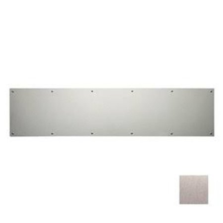 HEAT WAVE 90-10 X 28-619 10 x 28 in. Satin Nickel Kick Plate HE2565955